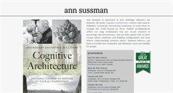 Desktop Screenshot of annsussman.com